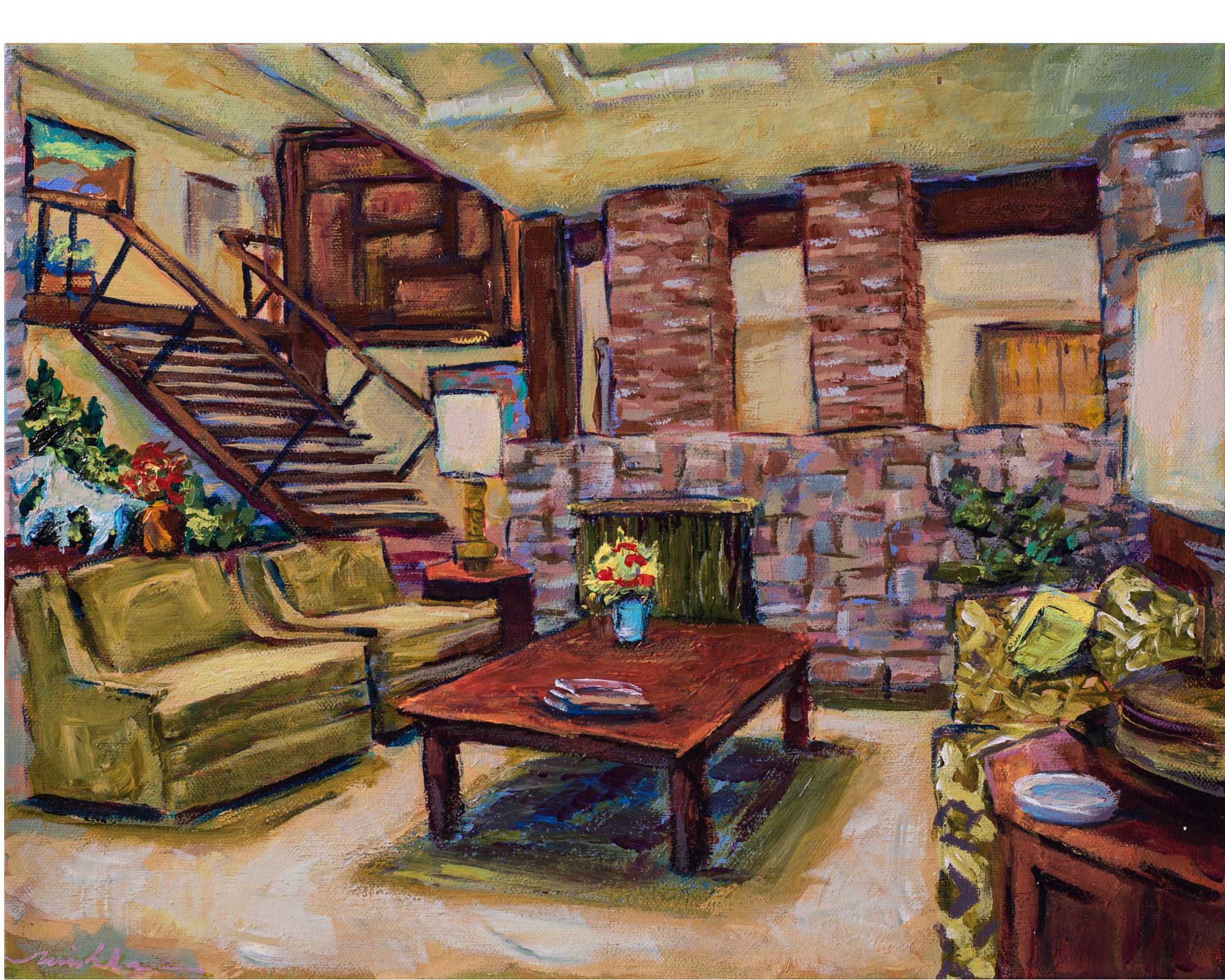 Brady Living Room Print